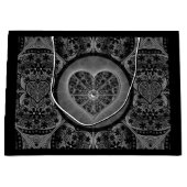 Grand Sac Cadeau Céramique noir (Devant)