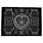 Grand Sac Cadeau Céramique noir (Dos)