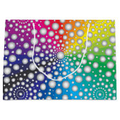 Grand Sac Cadeau Cercles Mandala 2 (Devant)