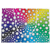 Grand Sac Cadeau Cercles Mandala 2 (Dos)