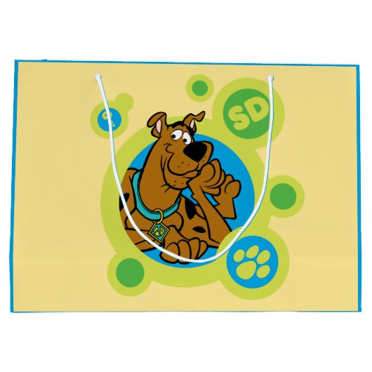 Grand Sac Cadeau Cercles Scooby-Doo SD Badge (Dos)
