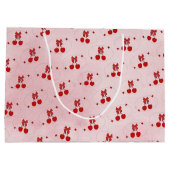 Grand Sac Cadeau Cerise (Dos)