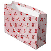 Grand Sac Cadeau Cerise (Dos Angle)