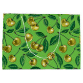 Grand Sac Cadeau Cerises jaunes (Dos)