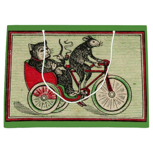 Grand Sac Cadeau C'est bon d'être le chat (Devant)