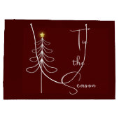 Grand Sac Cadeau C'est la saison (Dos)