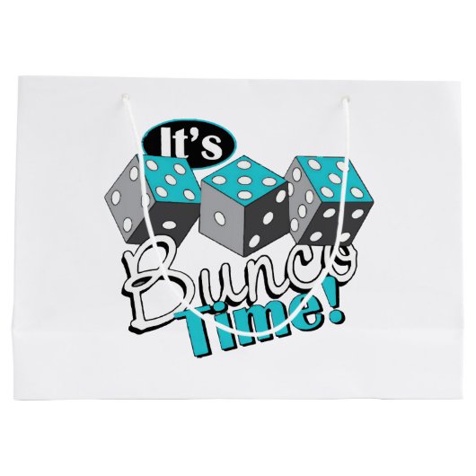Grand Sac Cadeau C'est l'heure de Bunco ! (Dos)