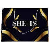 Grand Sac Cadeau C'EST SON PROPRE CADEAU BOSS Luxuy (Devant)