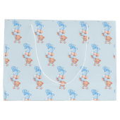 Grand Sac Cadeau C'est un garçon ! Révélation de genre Faire-part T (Dos)