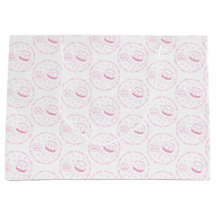 Grand Sac Cadeau C'est une fille ! faire-part