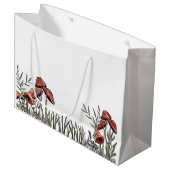 Grand Sac Cadeau Champ champignon (Devant Angle)