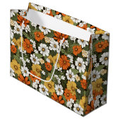 Grand Sac Cadeau Champ de fleurs (Devant Angle)