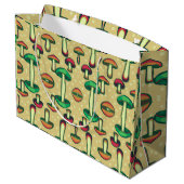 Grand Sac Cadeau Champagne (Dos Angle)