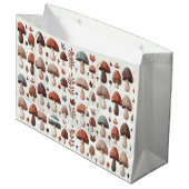 Grand Sac Cadeau Champignons en Marche (Devant Angle)