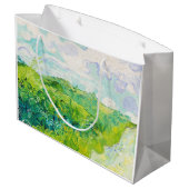 Grand Sac Cadeau Champs de blé vert, Van Gogh (Dos Angle)