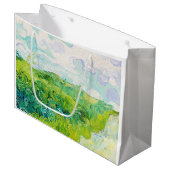Grand Sac Cadeau Champs de blé vert, Van Gogh (Devant Angle)