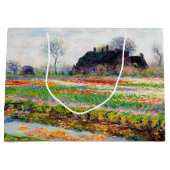 Grand Sac Cadeau Champs de tulipe dans la Pays-Bas, Monet Grand Cad (Devant)