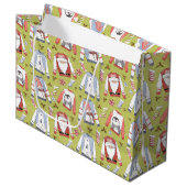 Grand Sac Cadeau Chandails et bas de Noël (Devant Angle)