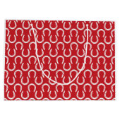 Grand Sac Cadeau Chandails J'aime Chevaux Rouge Blanc intemporel su (Dos)