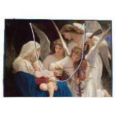 Grand Sac Cadeau Chanson de Noël d'anges (Dos)