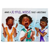 Grand Sac Cadeau Chanteur afro-américain (Devant)