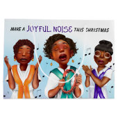 Grand Sac Cadeau Chanteur afro-américain (Dos)