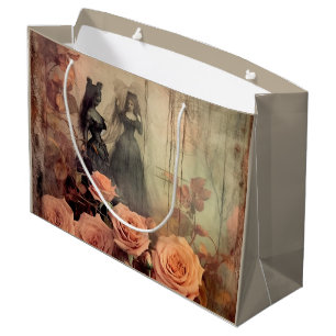 Grand Sac Cadeau Chariot Halloween vintage (10)