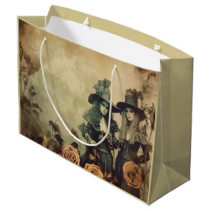 Grand Sac Cadeau Chariot Halloween vintage (7)