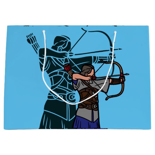 Grand Sac Cadeau Chasseur (Devant)