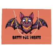 Grand Sac Cadeau Chat coloré (Dos)