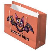 Grand Sac Cadeau Chat coloré (Devant Angle)