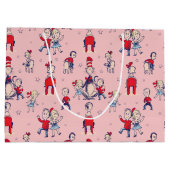 Grand Sac Cadeau Chat Dans Le Casquette | Avec Motif pour enfants (Dos)