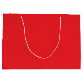 Grand Sac Cadeau Chat de Noël papier (Dos)