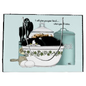 Grand Sac Cadeau Chat Pâtissier (Dos)