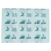 Grand Sac Cadeau Chats de yoga (Dos)