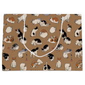 Grand Sac Cadeau Chats japonais, Hiroshige, Ukiyo-e (Devant)
