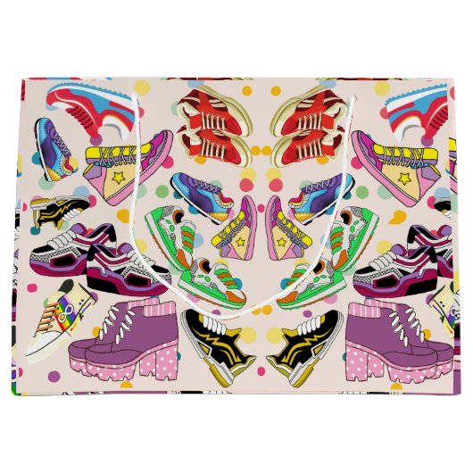 Grand Sac Cadeau chaussures (Devant)