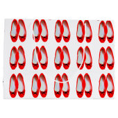Grand Sac Cadeau Chaussures rouges (Dos)