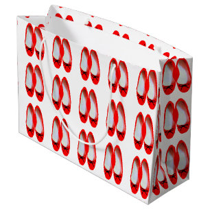 Grand Sac Cadeau Chaussures rouges