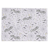 Grand Sac Cadeau Chauve-souris Éffrayante Mignonne Genre Neutre (Dos)