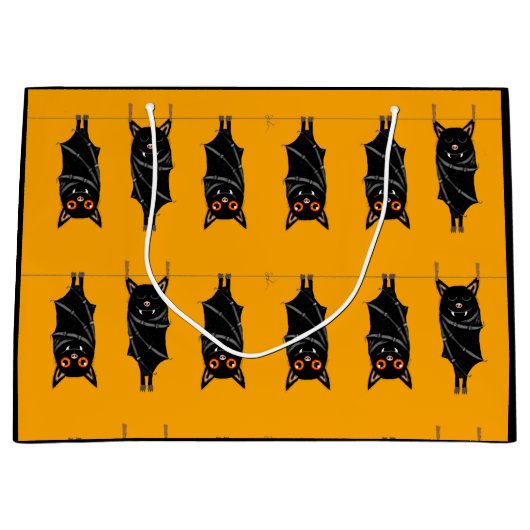 Grand Sac Cadeau chauves-souris (Devant)