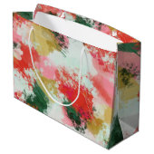 Grand Sac Cadeau Cheer Abstrait (Dos Angle)