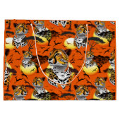 Grand Sac Cadeau Cheetah African Feline Wild Animal (Dos)