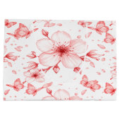 Grand Sac Cadeau Cherry Bloom Elegance (Dos)