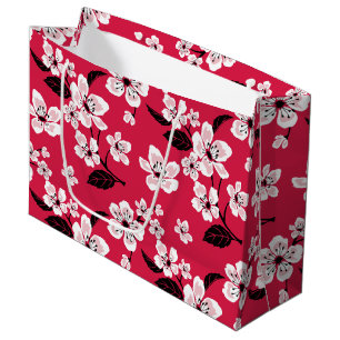 GRAND SAC CADEAU CHERRY BLOSSOM - SAKURA (ROUGE)