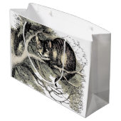 Grand Sac Cadeau Cheshire Chat Alice Wonderland Classic (Dos Angle)