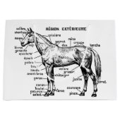 Grand Sac Cadeau Cheval (Devant)