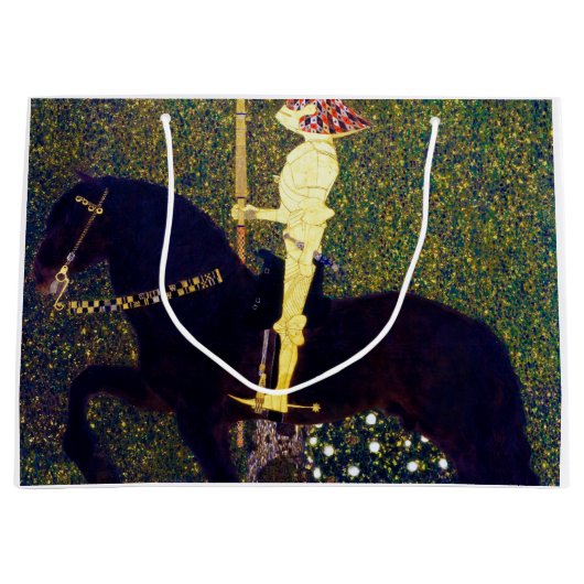 Grand Sac Cadeau Chevalier d'or, Gustav Klimt (Devant)