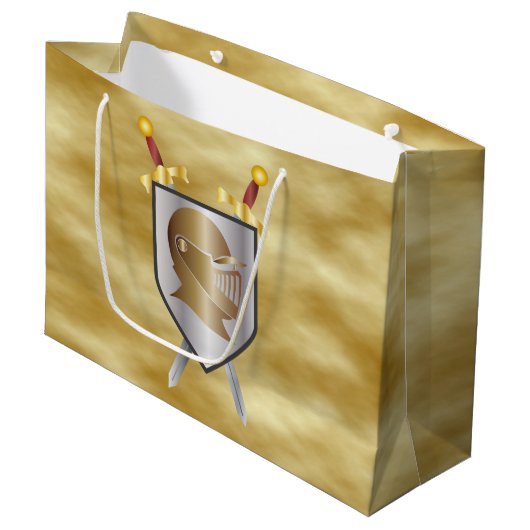Grand Sac Cadeau Chevaliers (Devant Angle)