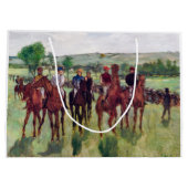 Grand Sac Cadeau Chevaux de course, Edgar Degas (Dos)